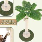 Woochpet Cat Scratching Post for Indoor Cats,36" Tall Cat Scratcher （White） - Image 4