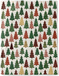 Christmas Tree Decorative Throw Blanket, Buffalo Plaid Star Print Decoration, Flannel Winter Blankets for Couch Bed Sofa, Holiday Home Decor, Xmas Festival Gifts for Kids Adults 40x50 Inch by AINORI