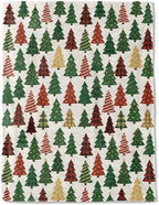 Christmas Tree Decorative Throw Blanket, Buffalo Plaid Star Print Decoration, Flannel Winter Blankets for Couch Bed Sofa, Holiday Home Decor, Xmas Festival Gifts for Kids Adults 40x50 Inch by AINORI