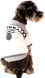 Dog Sweater for Small Dogs, Designer Dog Clothes, Luxury Pawda, Soft Knit | Designer dog clothes for small dogs with soft knit comfort, luxury styling and easy pullover fit for Yorkies in cold weather.