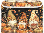 Bolaz Gnome Pumpkin in Autumn Storage Bins with Lids and Handles, Storage Box Basket with Cover Collapsible Organizer Containers for Home Closet, Shelves - Image 2