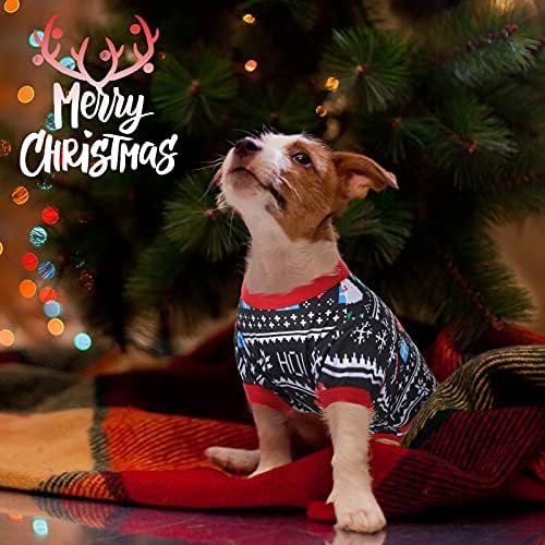 Saintrygo 6 Pieces Christmas Clothes for Dog, M (5.5-8.8lbs) - Image 6
