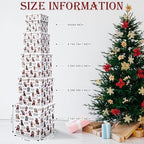 Roowest 5 Pcs Christmas Nesting Gift Boxes with Lids Dog Stackable - Image 2