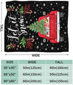 Christmas Truck Blanket for Girls Women Boys Men Adults Kids Soft Cozy Fleece Red Truck Throw Blankets Gifts Warm Flannel Plush Lightweight Decor for Couch Bed Sofa 80"X60" - Image 7