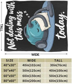 Sleepy Vacuum Blanket Throw Gift for Girls Women 50"X40" - Image 7