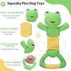 Letsmeet Dog Squeak Toys Durable Plush Dog Toy with Crinkle Paper, Tug of War Pull Toys for Puppies, Interactive Dog Chew Toys for Small, Medium and Large Dogs - Image 2