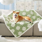 LE SURE Waterproof Dog Blankets for Large Dogs Cute Cozy 3D Jacquard,40x50 - Image 3