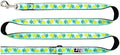 RC Pets 1" x 6 ft Dog Leash, Pineapple Parade