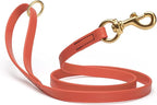 Viper Biothane K9 Working Dog Leash Waterproof Lead for Tracking Training Schutzhund Odor-Proof Long Line with Solid Brass Snap for Puppy Medium and Large Dogs 4ft, Coral