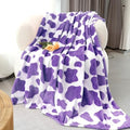 Purple Throw Blankets for Women, Purple Gifts for Women Mom Teens Girls Birthday, Soft Cozy Warm Lavender Fleece Throw Blanket for Travel Bed Couch Decor, 50"x60" by IMUKU