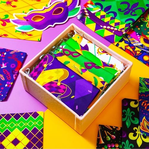 100 Pcs Dog Bandanas Bulk Adjustable Pet Scarves Mardi Gras M - Image 3