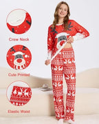 XPUDAC Christmas Matching Dog and Owner Pajamas for Women Sleepwear, XSmall - Image 3