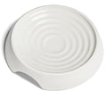 CatGuru Cat Bowls, Original Whisker-Friendly Pet Bowl for Wet & Dry Food | Wide, shallow food dish lets cats reach every bite comfortably reducing food waste. Nonslip. Dishwasher safe/ Ceramic