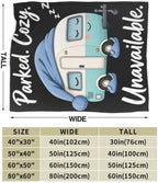 Sleepy Bus Blanket Throw Gift for Girls Women 80"X60" - Image 7