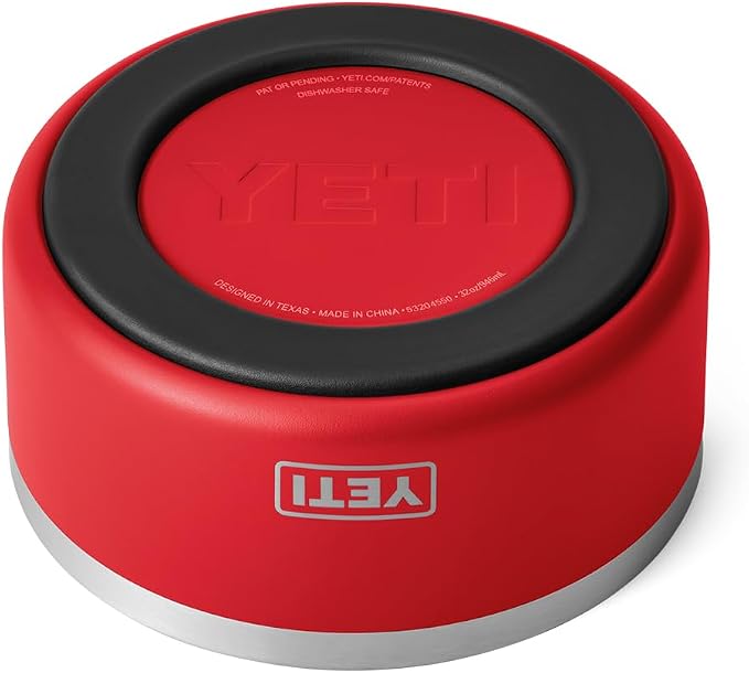 YETI Boomer 4, Stainless Steel, Non-Slip Dog Bowl, Holds 32 Ounces