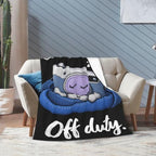 Sleepy Camera Blanket Throw Gift for Girls Women 60"X50" - Image 2