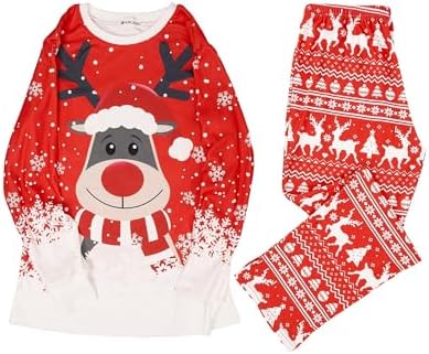XPUDAC Christmas Matching Dog and Owner Pajamas for Women Sleepwear, XSmall by XPUDAC