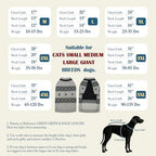 ROZKITCH Christmas Dog Sweater, Festive Knitted Pullover with Fair Isle Pattern, Cozy Winter Clothes for Large Dogs Weimaraner Grey 2XL - Image 5