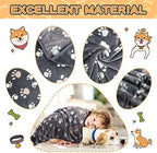 Rezutan Blanket for Large Dogs & Cats Soft Reversible Cute Paw 40"x31" - Image 2