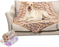 Dono 1 Pack 3 Dog Blankets, Soft Fluffy Fleece Pet Blanket Warm Sleep Mat Paw Print Design Puppy Kitten Throw Blankets Doggy Blanket for Dogs by Dono