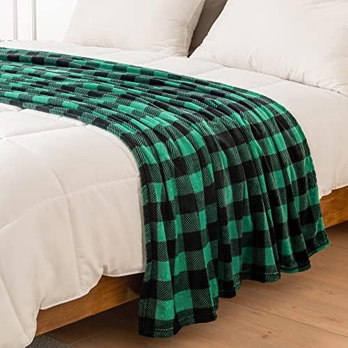 BEDELITE Buffalo Plaid Flannel Fleece Throw Blanket for Couch - Image 2