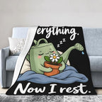 Sleepy Watering Can Blanket Throw Gift for Girls Women 50"X40" - Image 4