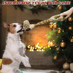 Christmas Squeaky Elk Dog Toys- Plush Tug of War Dog Toy for Large Breed- Interactive Dog Toys with Crinkle to Keep Them Busy- Training and Reduce Boredom - Image 4