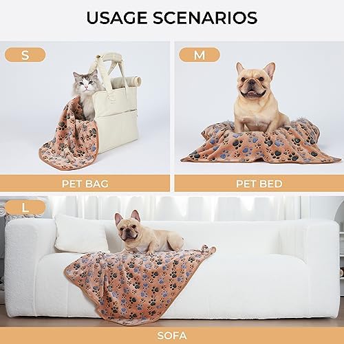 Luciphia Dog Blanket 3 Pack, Soft Cozy Fleece Throw for Puppy Cat,23"x16" - Image 2