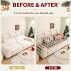 Christmas Couch Cover, Christmas Plush Sofa Cover for Dog Pet 1PC - Image 3