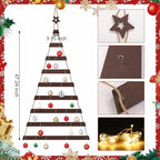 Vercraft Cat Proof Wall Christmas Tree with Light Hanging Mounted Wood - Image 2