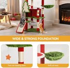 YITAHOME 75in Christmas Cat Tree Tower for Indoor Cats with Cat Condos - Image 2