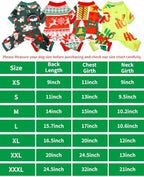 PET SHOW 4 Pack Christmas Fleece Dog Pajamas Warm for Medium Dogs - Image 3