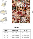 Chihuahua Christmas Throw Blanket Cute Dog Holiday Print Gifts 60''x80'' - Image 6