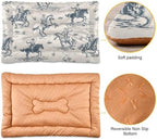 Dog Bed Mat Cowboys Horse Western Washable Anti Slip Bottom Comfy Kennel Pad Cat Crate Pet Pad 24 x 36 Inches - Image 3