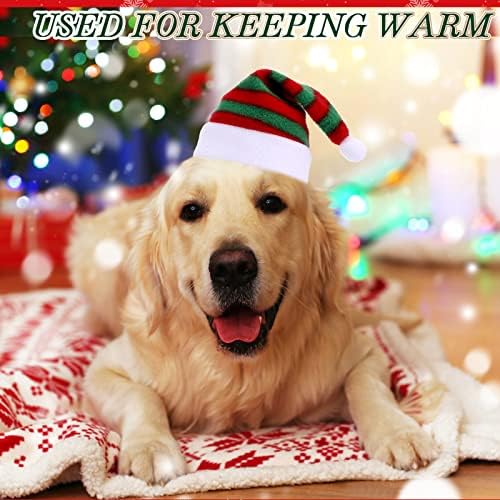 Sanwuta 24 Pcs Pet Santa Hat for Dogs Cats Christmas Costume,Mixed - Image 6