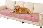 Ameritex Waterproof Pet Bed Cover Anti-Slip Dog Bed Blanket for Sofa and Furniture Waterproof New Pattern Design (Pink, 30x90 Inch (Pack of 1))