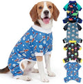XPUDAC 4 Pack Dog Pajamas for Small Dogs Boy Puppy Pjs Onesies Clothes, XL by XPUDAC