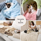 Bedsure Dog Blanket for Small Dogs Puppy and Cats, Soft Fleece, 25x35 Brown - Image 4