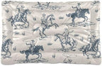 Dog Bed Mat Cowboys Horse Western Washable Anti Slip Bottom Comfy Kennel Pad Cat Crate Pet Pad 24 x 36 Inches by Mazeann