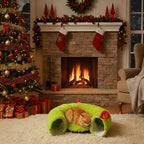 Frienda Christmas Cat Tunnel Bed Under Christmas Tree 3ft x 3ft x 9.4in - Image 4