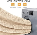 Luciphia Premium Fleece Pet Blanket for Small Medium Dogs Puppy Soft Sherpa Calming Cat Throw Blankets(Beige,41x31 inches) - Image 4