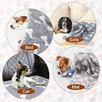 1 Pack 3 Blankets for Dog Puppy Cat (Medium 30x20'', Star, Bone, Love) - Image 4