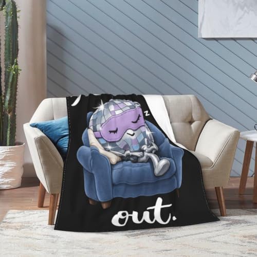 Sleepy Disco Ball Blanket Throw Gift for Girls Women 60"X50" - Image 2