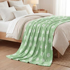 Horaldaily Green Dog Paw Shape 3D Textured Throw Blanket 60x80 - Image 3