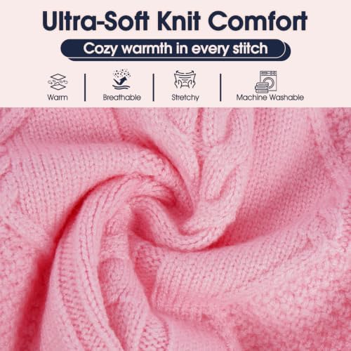 IECOii Cat Sweater for Cats, Warm Knit Kitten Clothes for Fall Winter, XS-L - Image 2