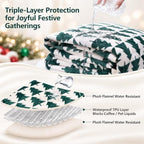 LOOBANI Waterproof Blanket, Christmas Throw Blanket, 50"x60", Xmas Green - Image 4