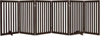 unipaws 120" Extra Wide Pet Gate and Pet Playpen Combination for Dog Cat | 36” Height Free Standing Dog Gate for Doorways, Stairs, Foldable Puppy & Room Divider, Indoor Use
