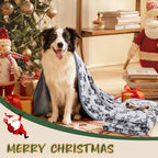 Luciphia Fluffy Paw Print Dog Blanket Large/Medium/Small, Soft Fleece Throw - Image 4