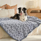 Luciphia Waterproof Dog Blanket Reversible Sherpa Fleece for Large Dogs Cat - Image 6