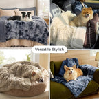 Bedsure Waterproof Dog Blankets for Medium Dogs, Fluffy Faux Fur, 40x50" - Image 3